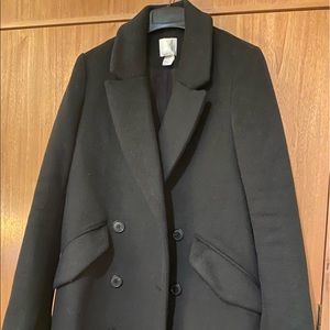 H&M double breasted coat